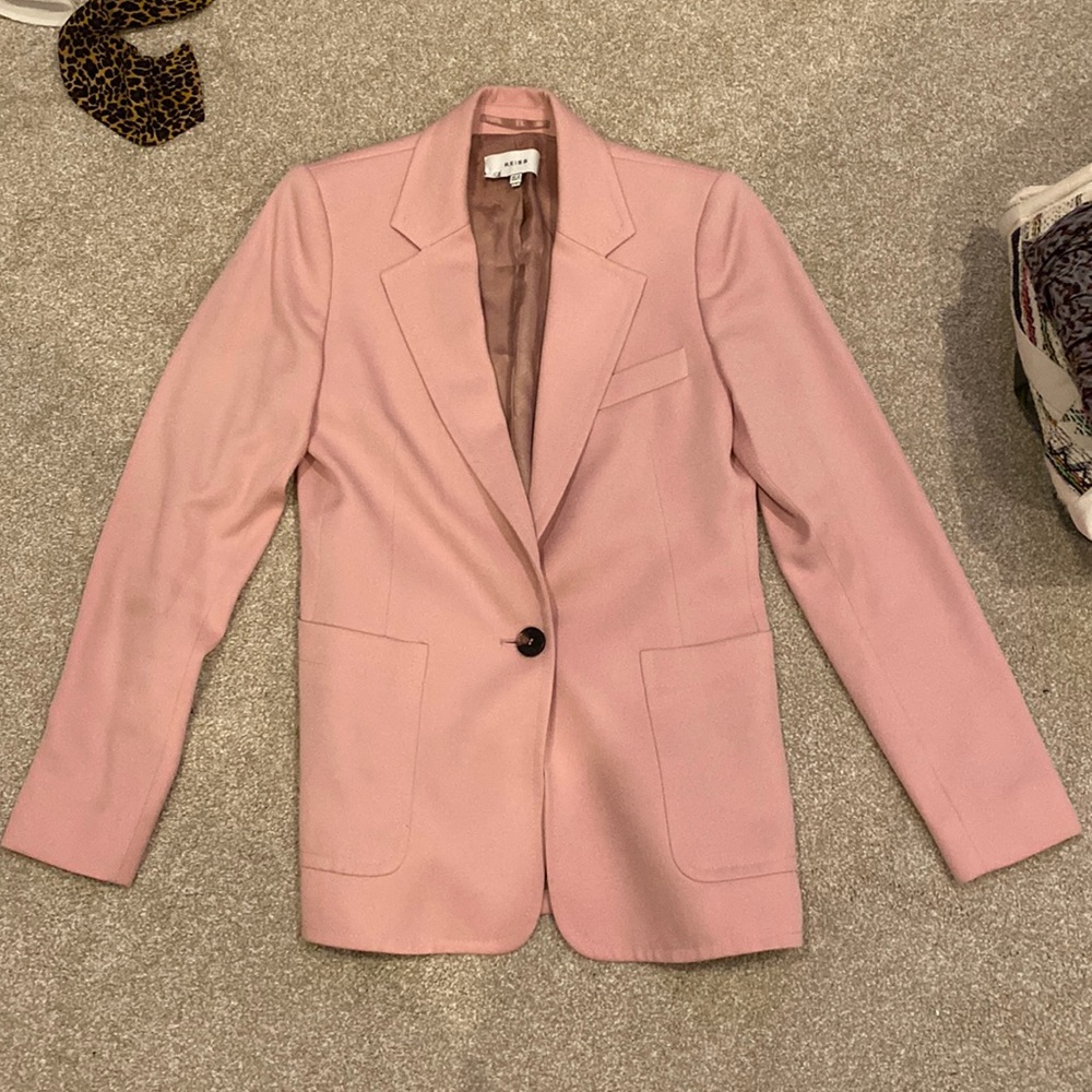 Light pink blazer. Reiss. Size 4